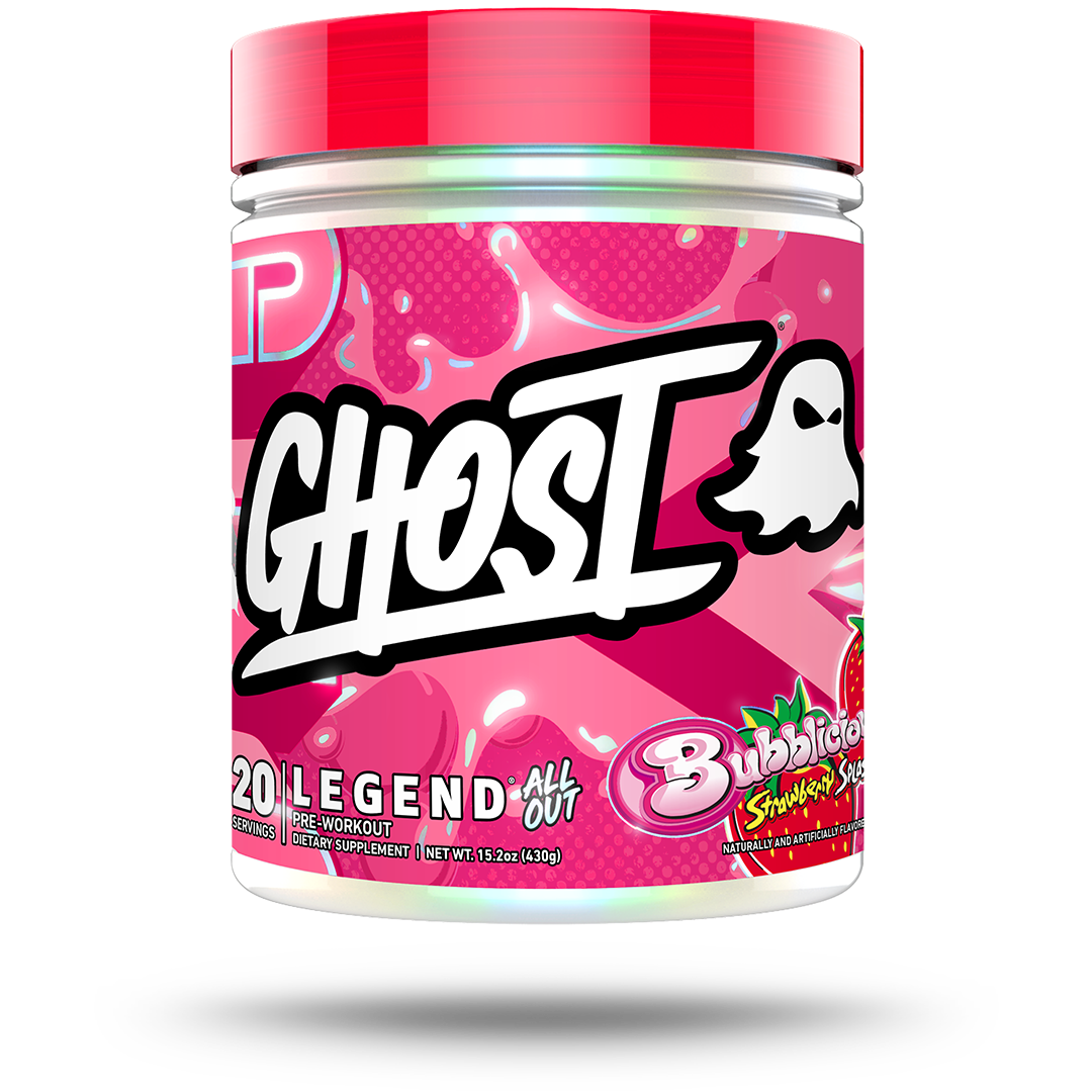 GHOST LEGEND® ALL OUT x BUBBLICIOUS® STRAWBERRY SPLASH