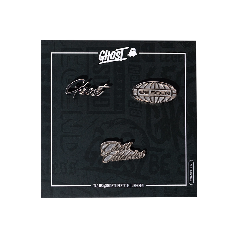 GHOST® PINS 3-PACK | SILVER
