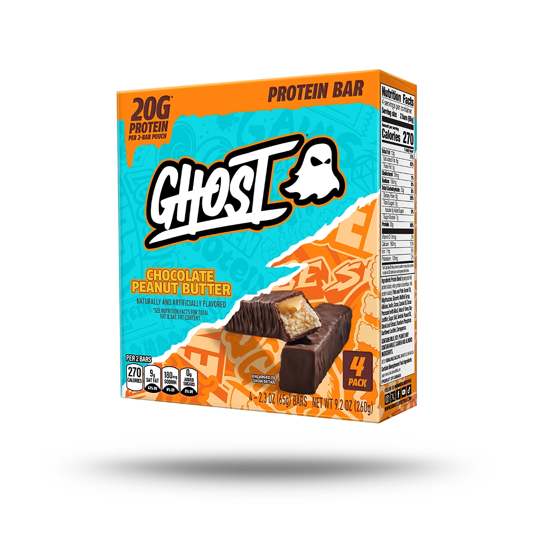 GHOST® PROTEIN BARS | CHOCOLATE PEANUT BUTTER 4 PACK