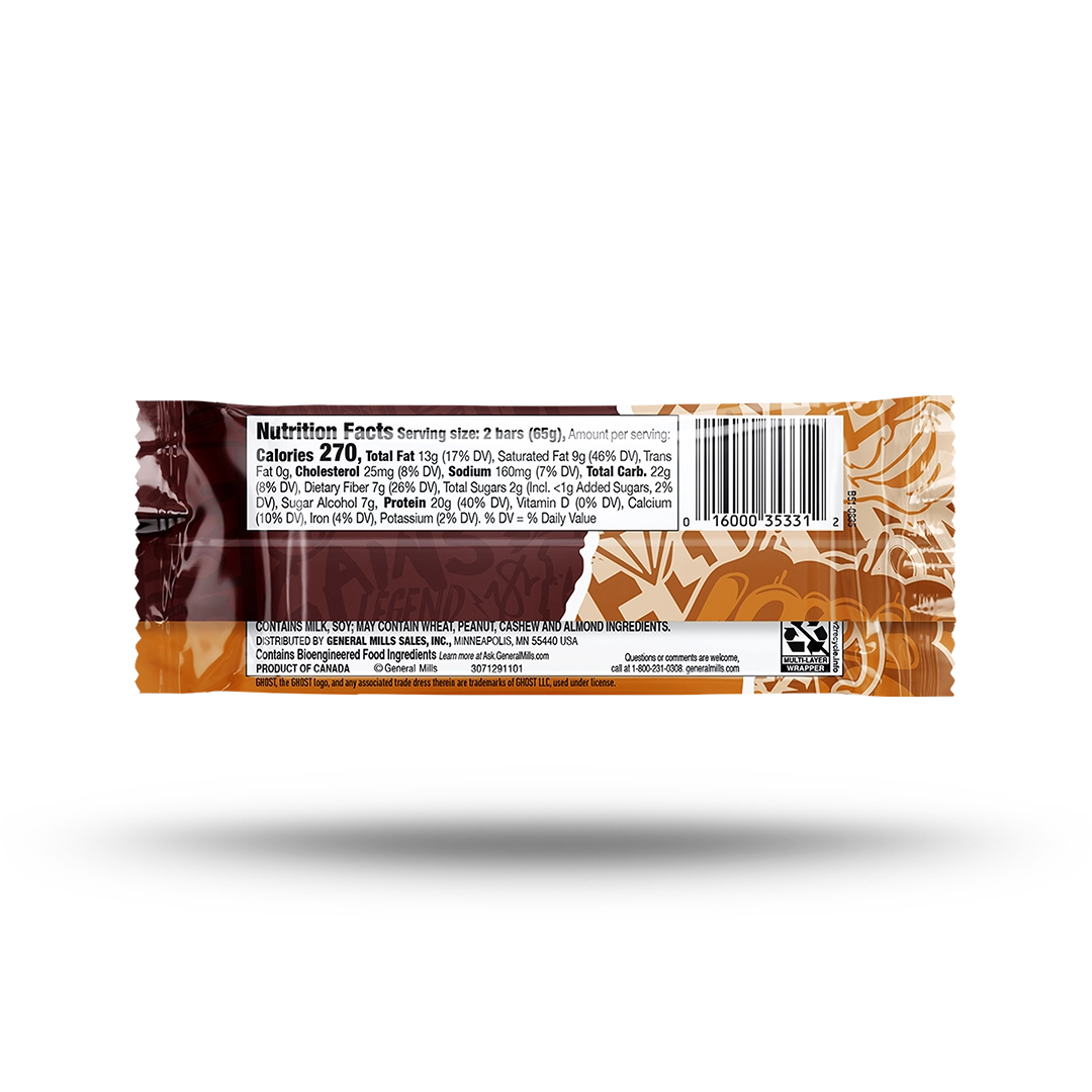 GHOST® PROTEIN BAR | CHOCOLATE CARAMEL BAR