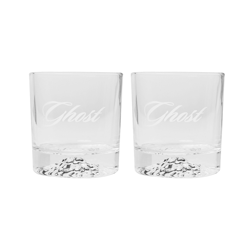 GHOST® ROCKS GLASS SET | CLEAR