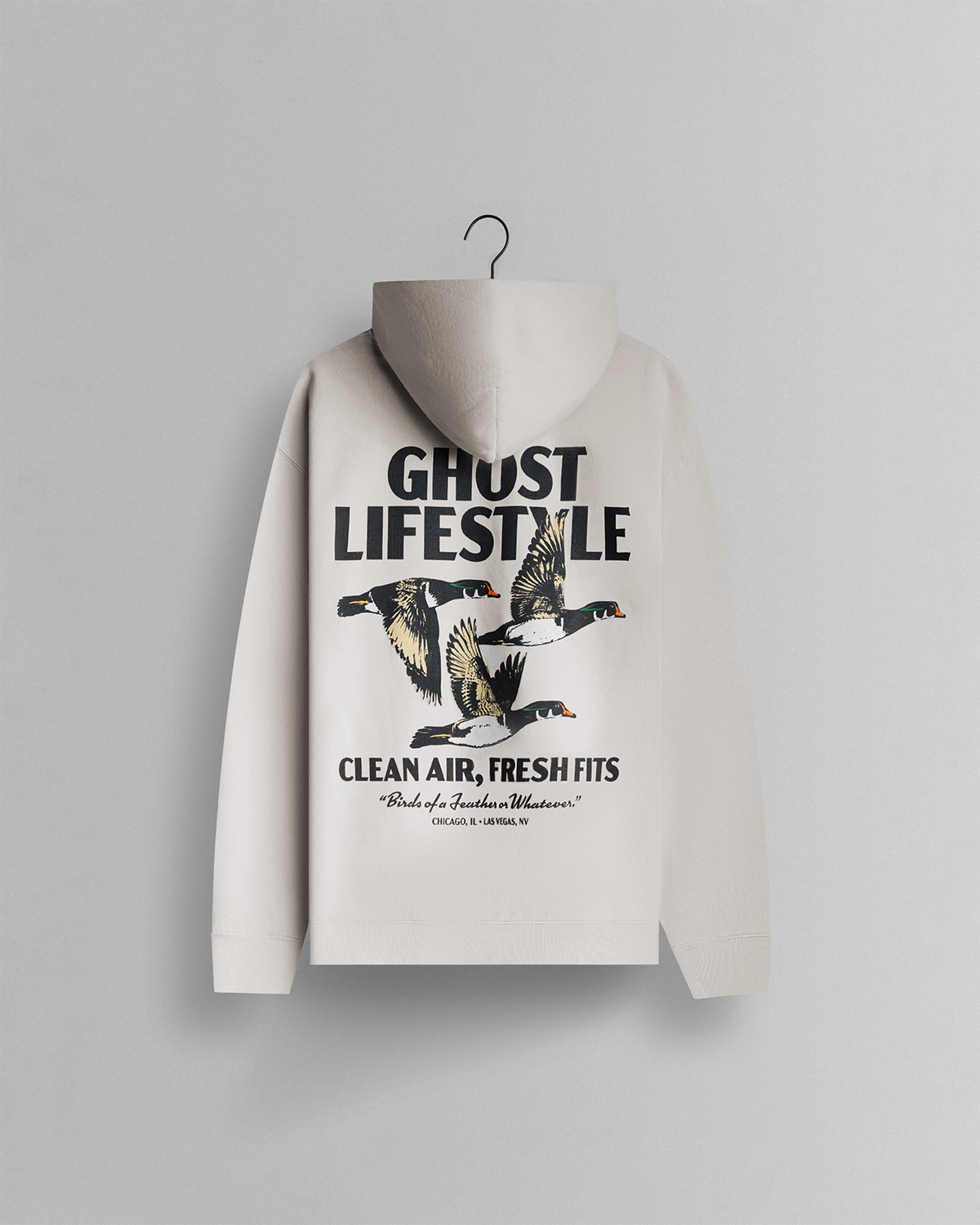 GHOST® ROOTS HOODIE | BONE