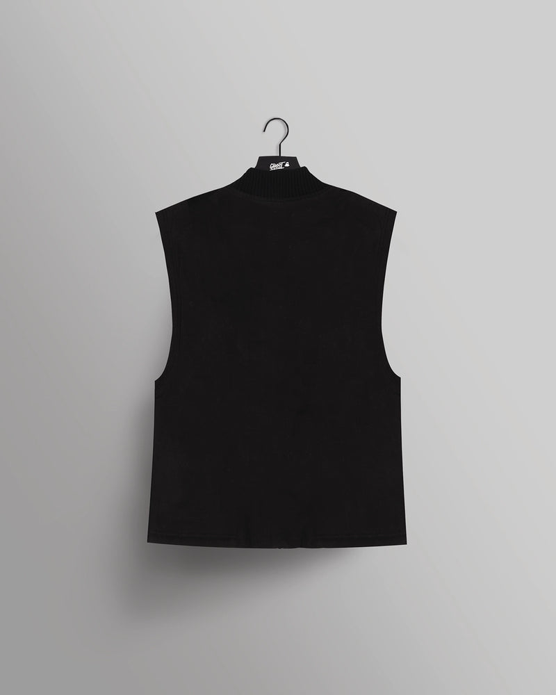 GHOST® SHERPA LINED VEST | BLACK