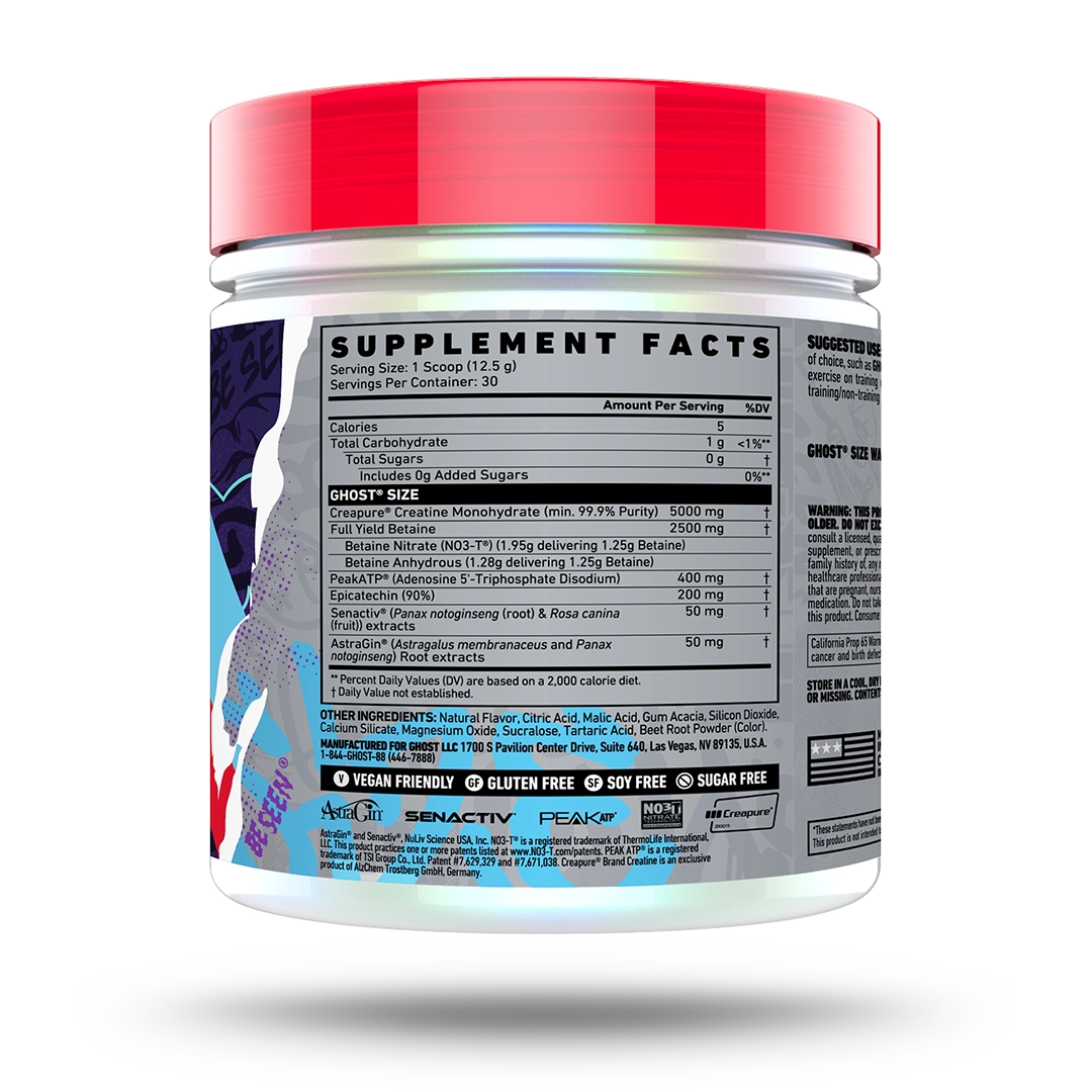 GHOST® SIZE V3 | CHERRY LIMEADE | CREATINE MUSCLE BUILDING SUPPLEMENT GHOST® SIZE V3 | CHERRY LIMEADE | CREATINE MUSCLE BUILDING SUPPLEMENT