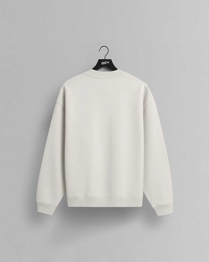 GHOST® STRIDES CREWNECK | NATURAL view 2