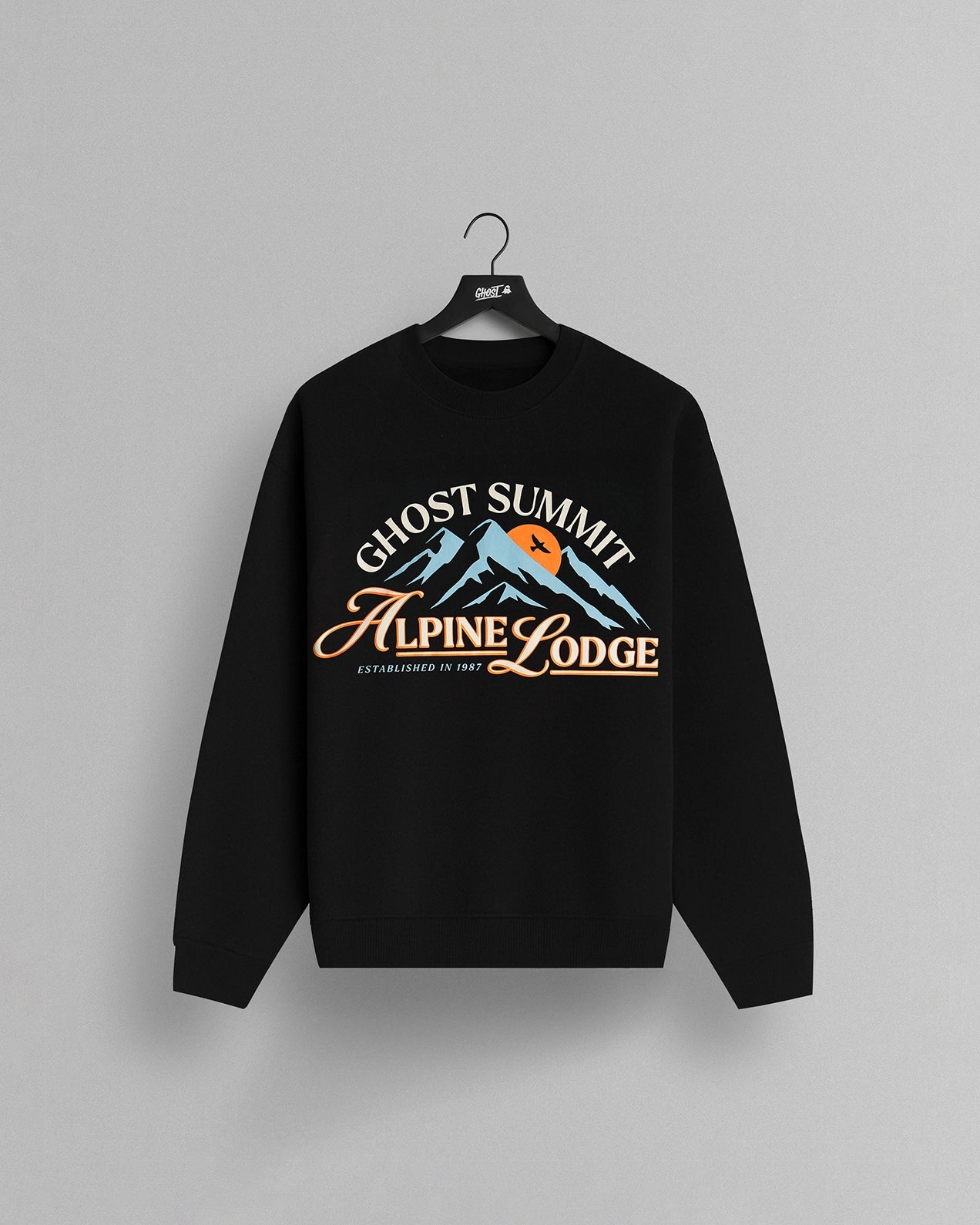 GHOSTING CREWNECK / BLK 【公式通販】