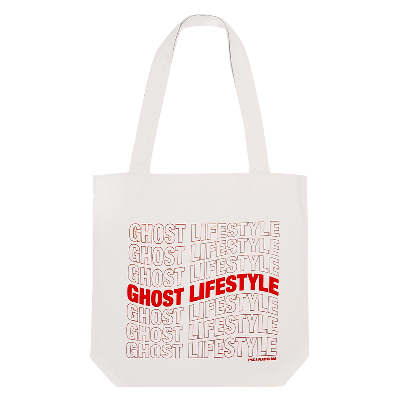 GHOST TOTE BAG CREAM