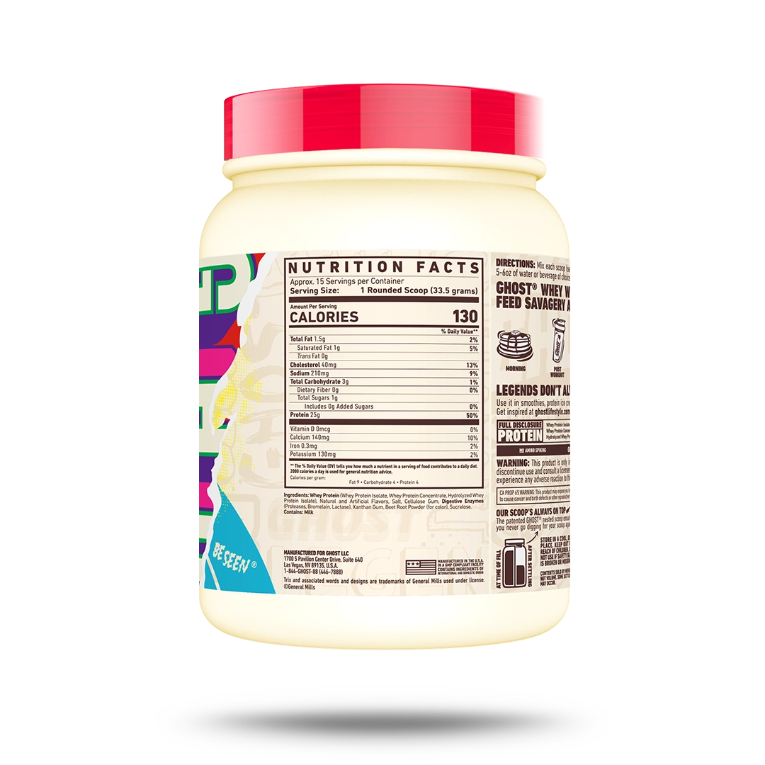 GHOST® 1LB WHEY x TRIX™ | TRIX™ CEREAL MILK®