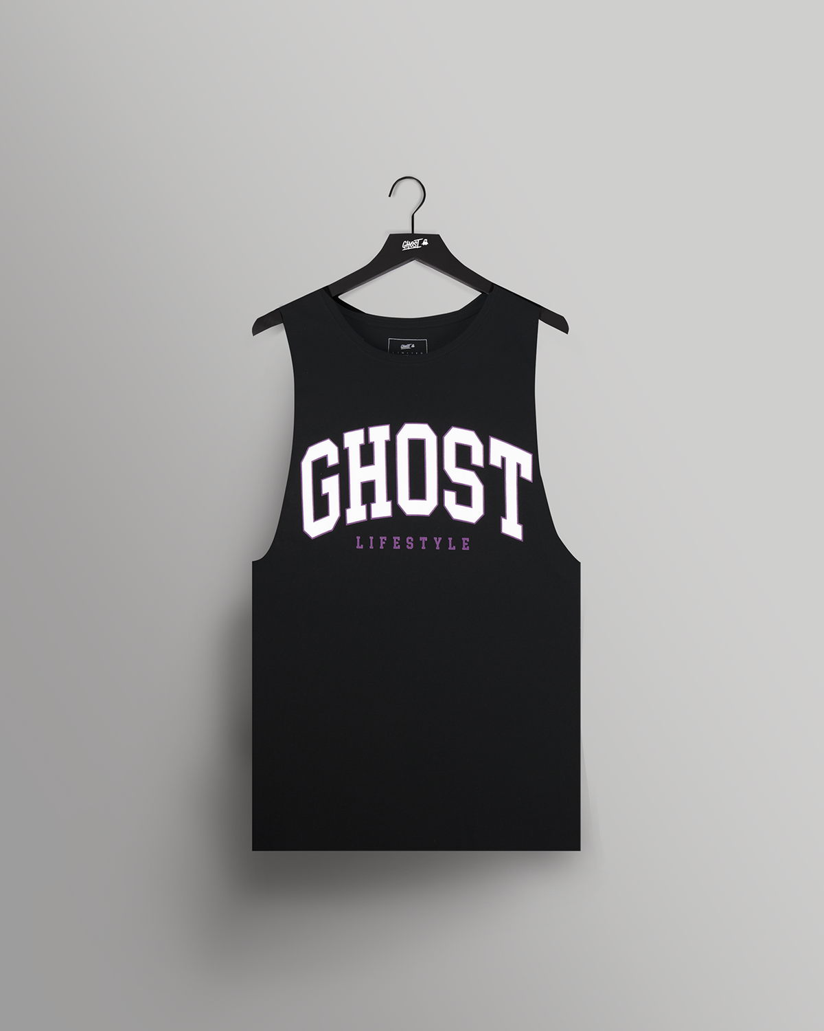 GHOST® UNI SLEEVELESS TEE | BLACK