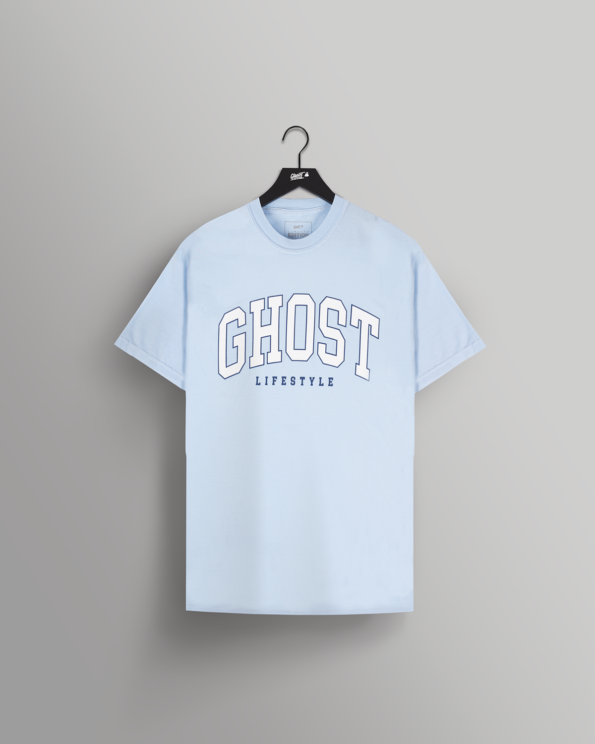 GHOST® UNI TEE LIGHT BLUE