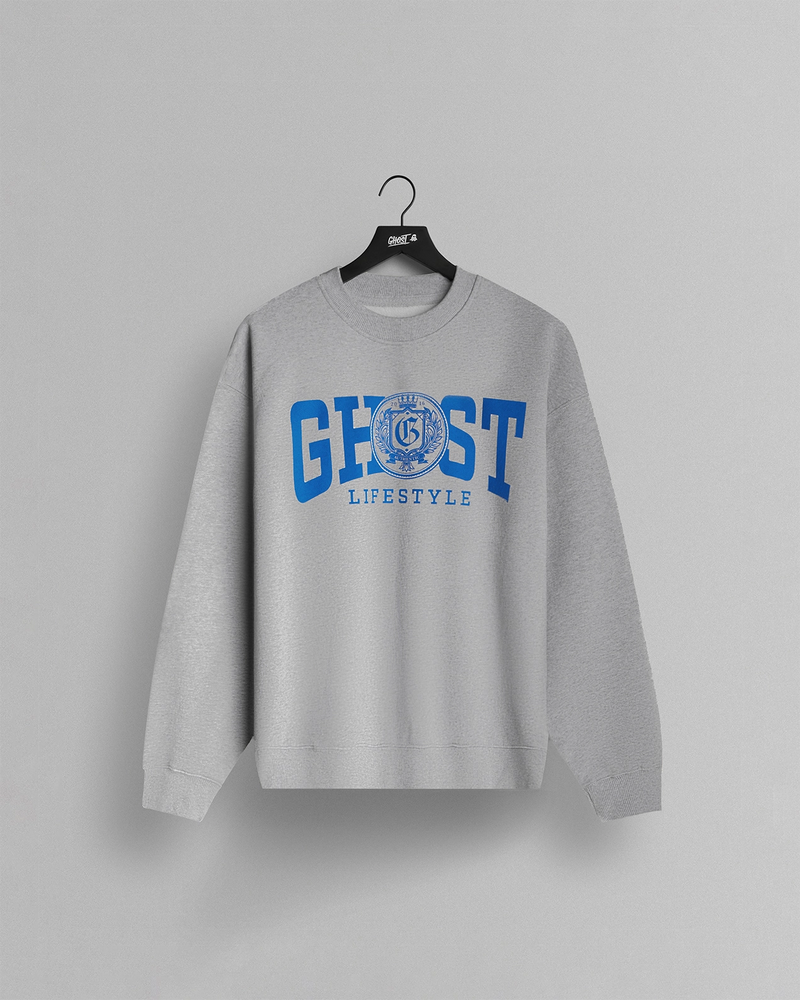 GHOST® UNI CREWNECK | HEATHER GREY