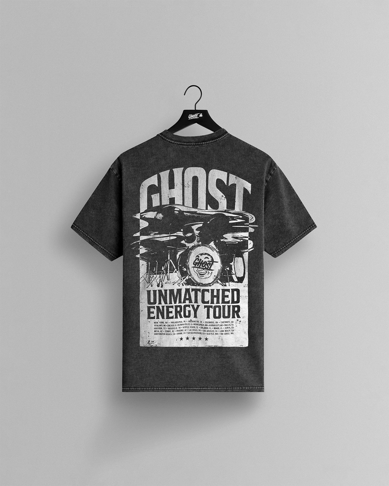 GHOST® UNMATCHED ENERGY TEE | FADED BLACK V3
