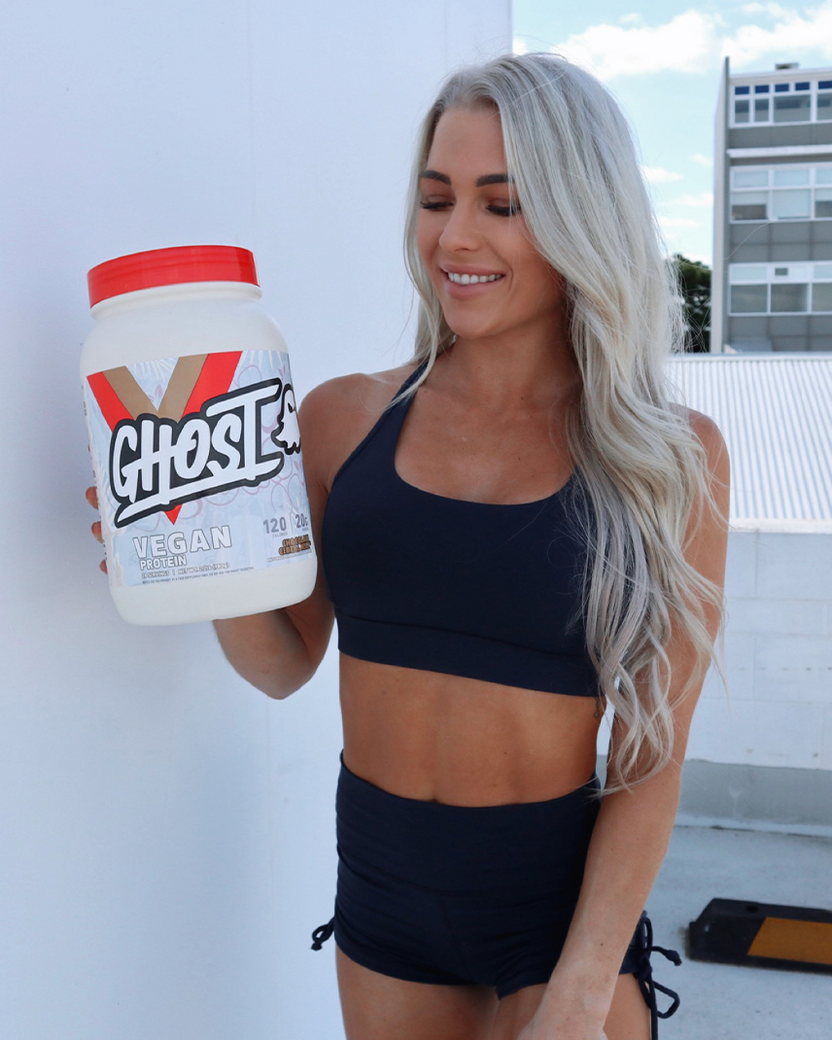 GHOST® VEGAN PACKET CINNABON® PLANTBASED PROTEIN SAMPLE