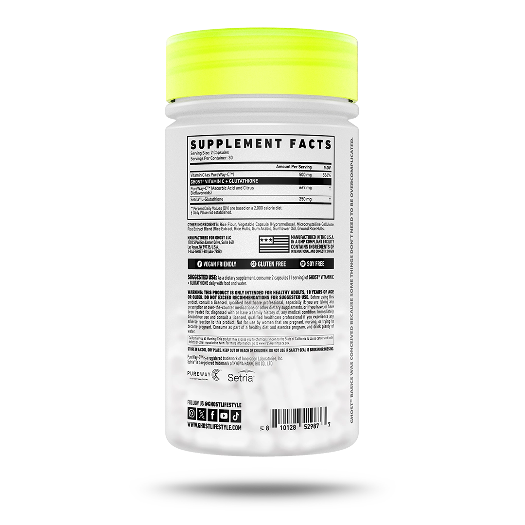 GHOST® BASICS VITAMIN C + GLUTATHIONE | VITAMIN C + GLUTATHIONE