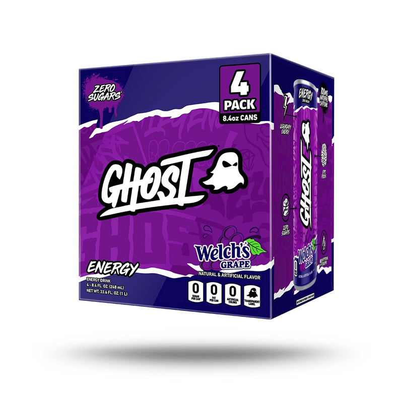 GHOST® ENERGY 8.4OZ 4-PACK x WELCH'S® | GRAPE