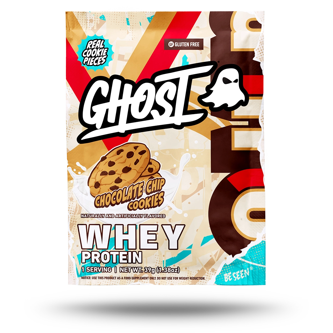 GHOST® WHEY PACKET | CHOCOLATE CHIP COOKIES