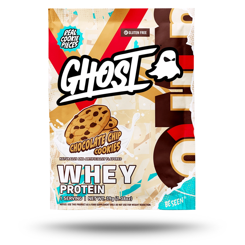 GHOST® WHEY PACKET | CHOCOLATE CHIP COOKIES