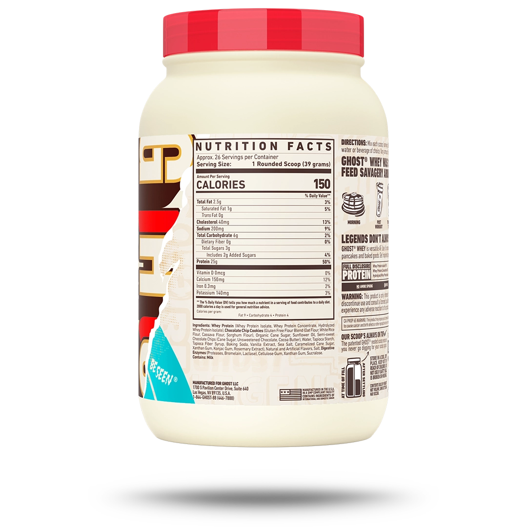 GHOST® WHEY | CHOCOLATE CHIP COOKIES