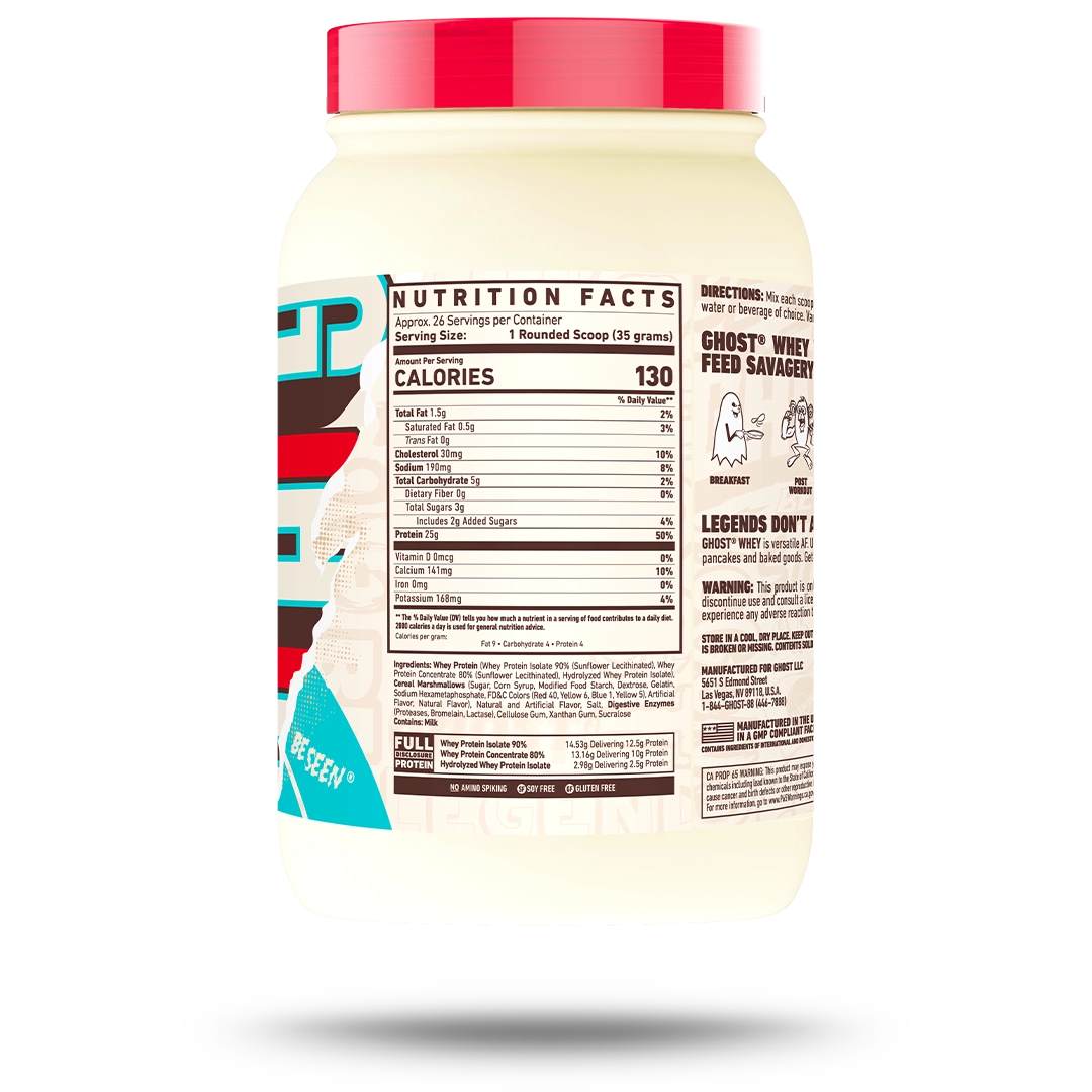 GHOST® WHEY | MARSHMALLOW CEREAL MILK®