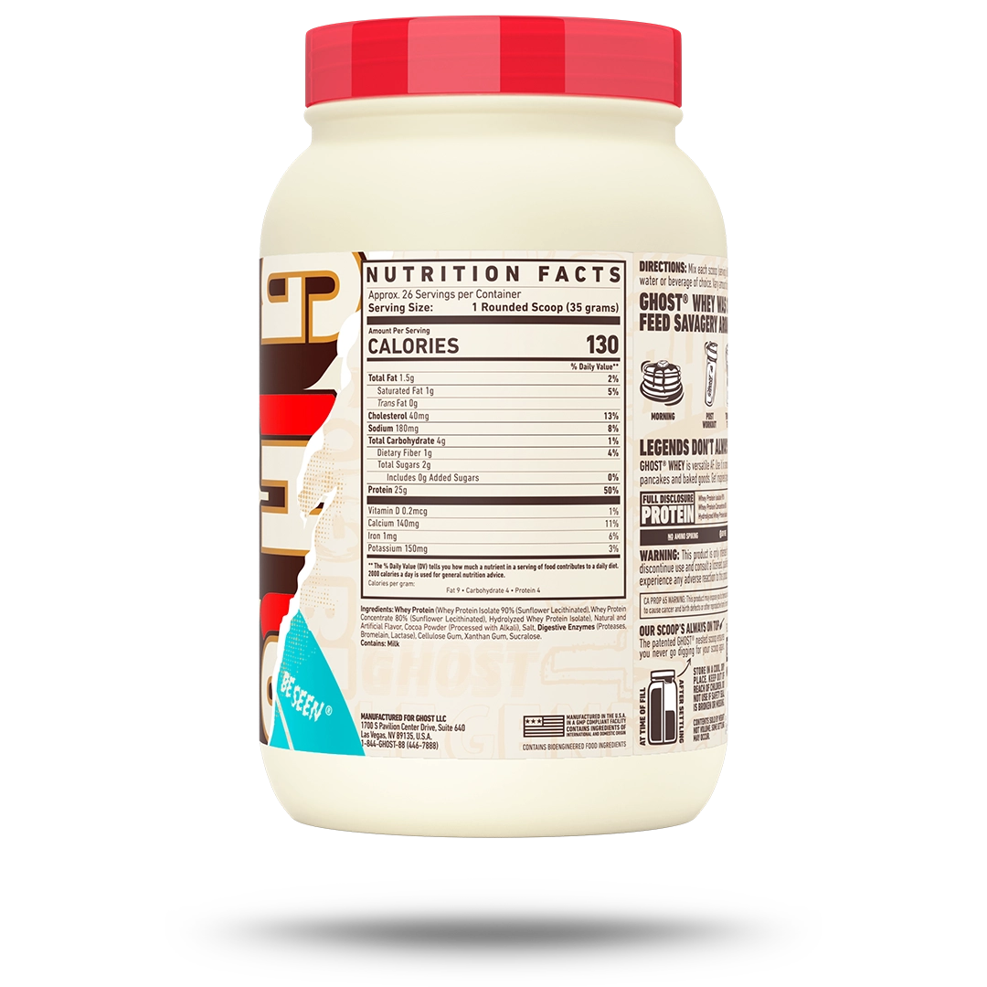 GHOST® WHEY | MILK CHOCOLATE