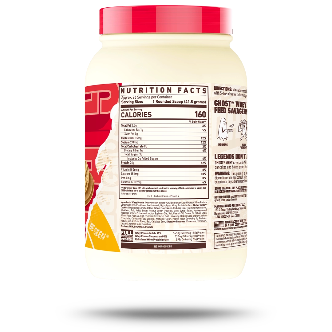 GHOST® WHEY x NUTTER BUTTER® | NUTTER BUTTER®