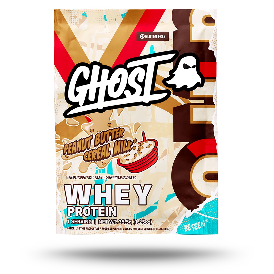 GHOST® WHEY PACKET | PEANUT BUTTER CEREAL MILK®