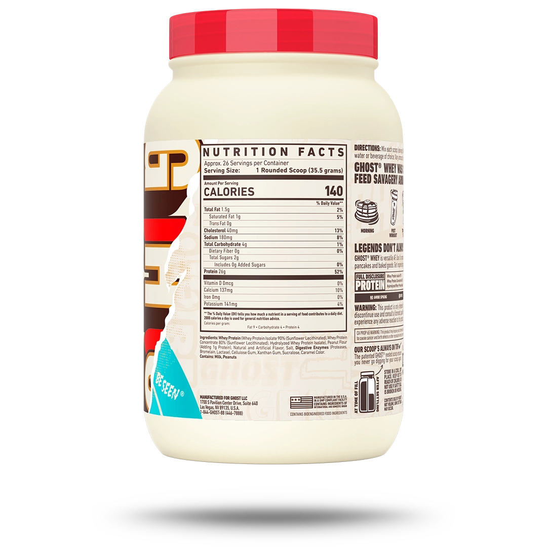GHOST® WHEY | PEANUT BUTTER CEREAL MILK®