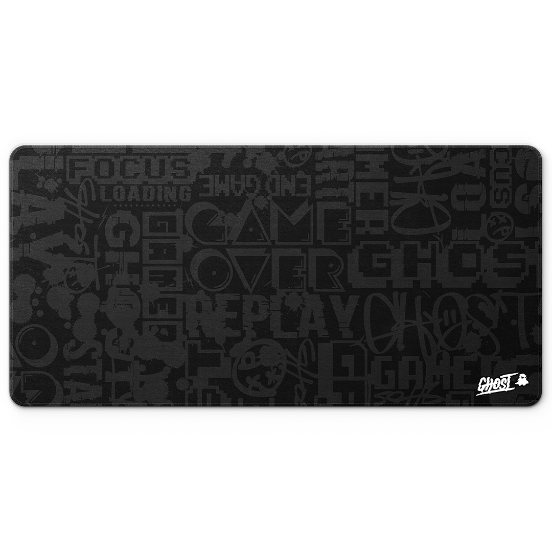GHOST® GAMING MOUSE PAD PRO BLACK GHOST LIFESTYLE