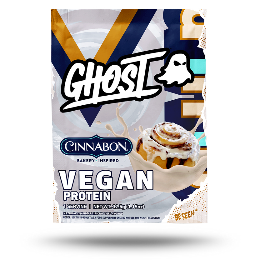 GHOST® VEGAN PACKET CINNABON® PLANTBASED PROTEIN SAMPLE