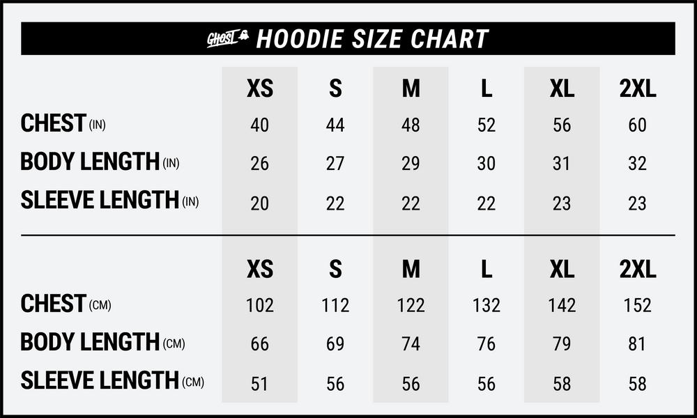 Info| GHOST® INSPO HOODIE