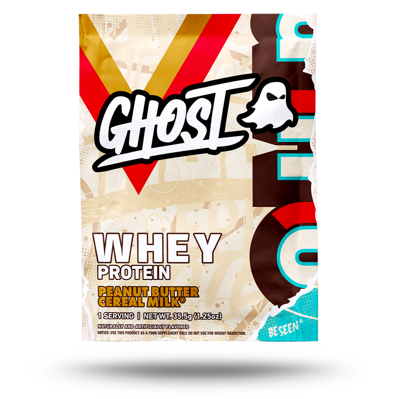 GHOST® WHEY PACKET | PEANUT BUTTER CEREAL MILK®