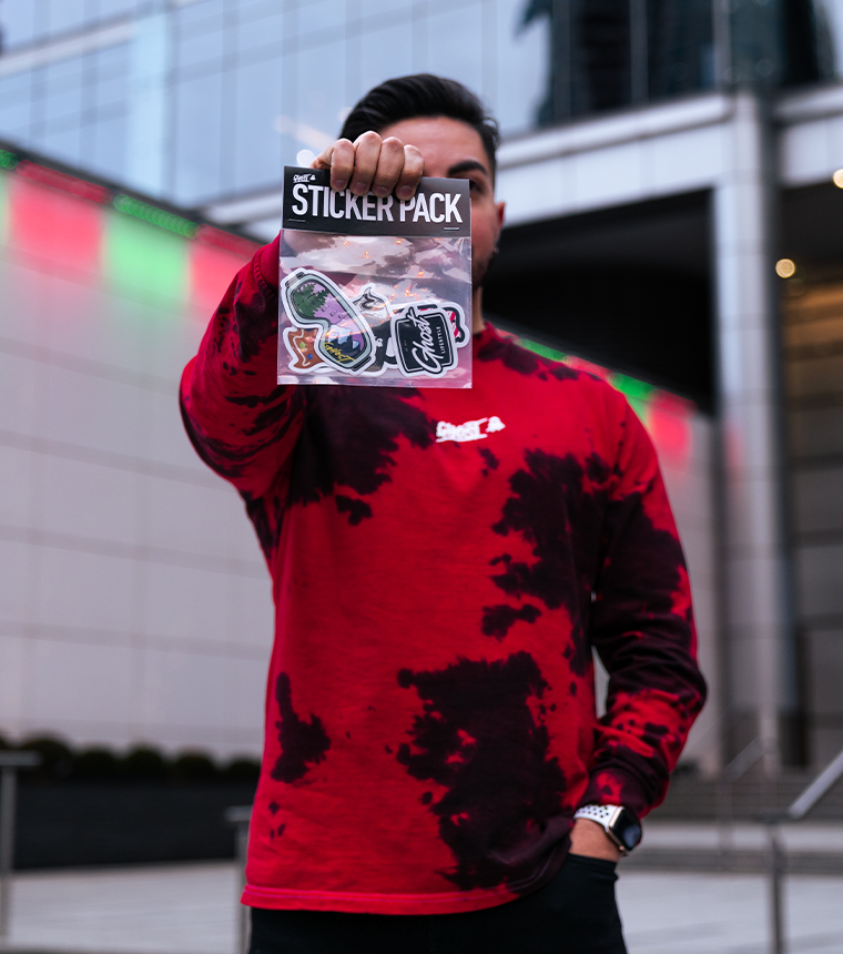 Action| GHOST® SNOWED IN STICKER PACK